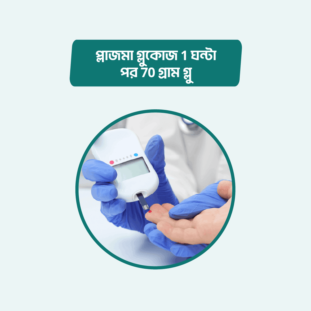 Plasma glucose 1 hour after 70 gm glucose